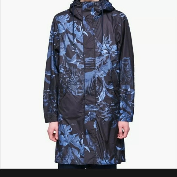 Nike Other - Description
NEW NIKE SPORTSWEAR NSW FLORAL PRINTED BLUE
PARKA  MEN'S SZ: LARGE